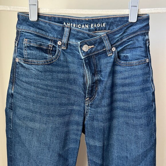 AE Stretch Mom Straight Jean - Picture 2 of 11